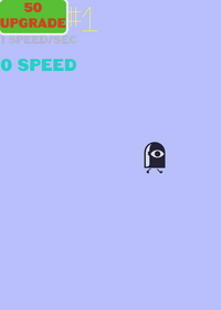 Every sec you get 1 speed