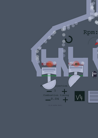 I improved it and made it an I4 engine