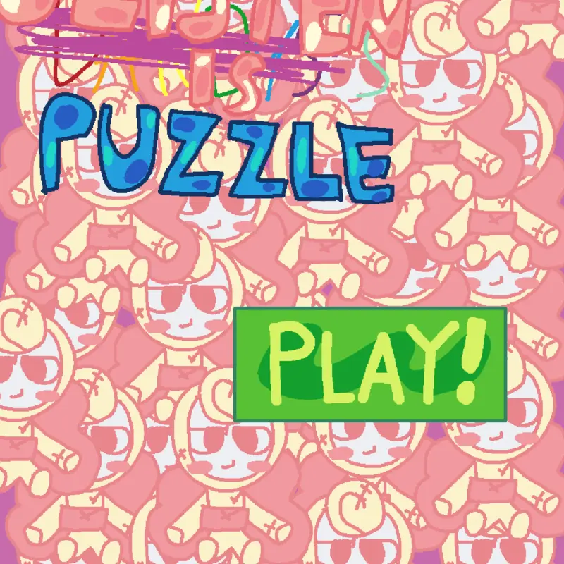 Dandys world puzzle by @SuperSophka