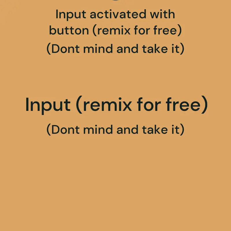 Free input by @MatiasGarcia1creates