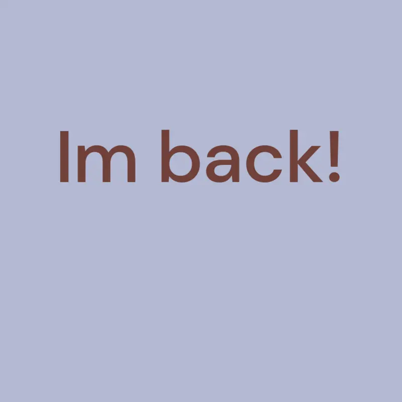 Back!!!!! by @oneof1