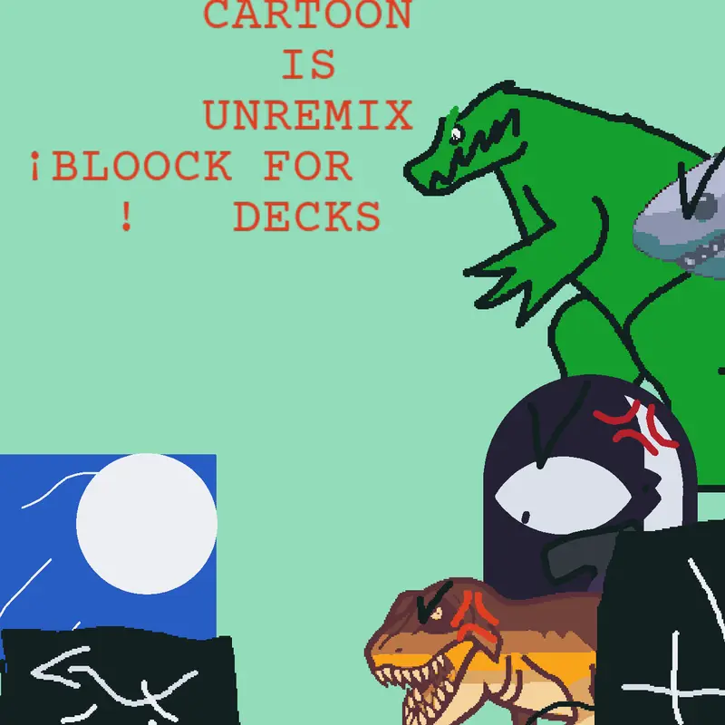 PALEO DUDE CARTOON PLS BLOOCK by @Remix_studios