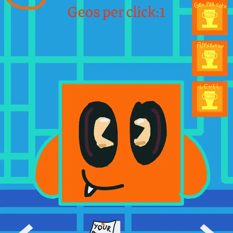A Geo Gd Clicker (credits to shapeys) by @BlobEye_Productions