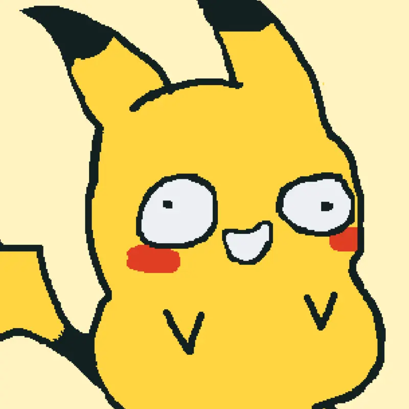 Funny pikatchu by @little_rice
