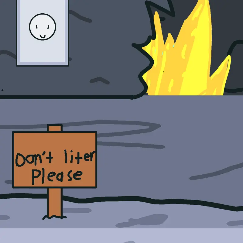 Don't litter please by @Gjhyr