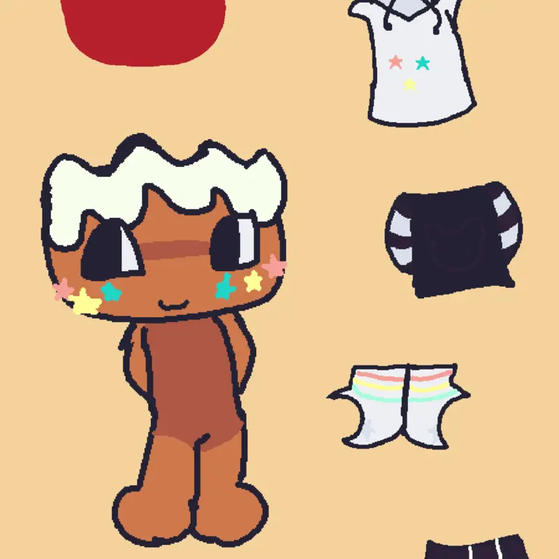 Dress up puzzle dandys world squshie by @-Squshie-
