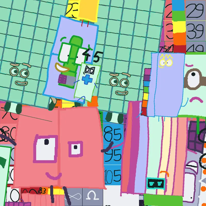 numberblocks band but so awful by @thestickman_dude