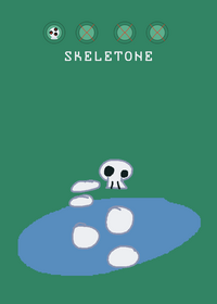 Skeletone on high man
