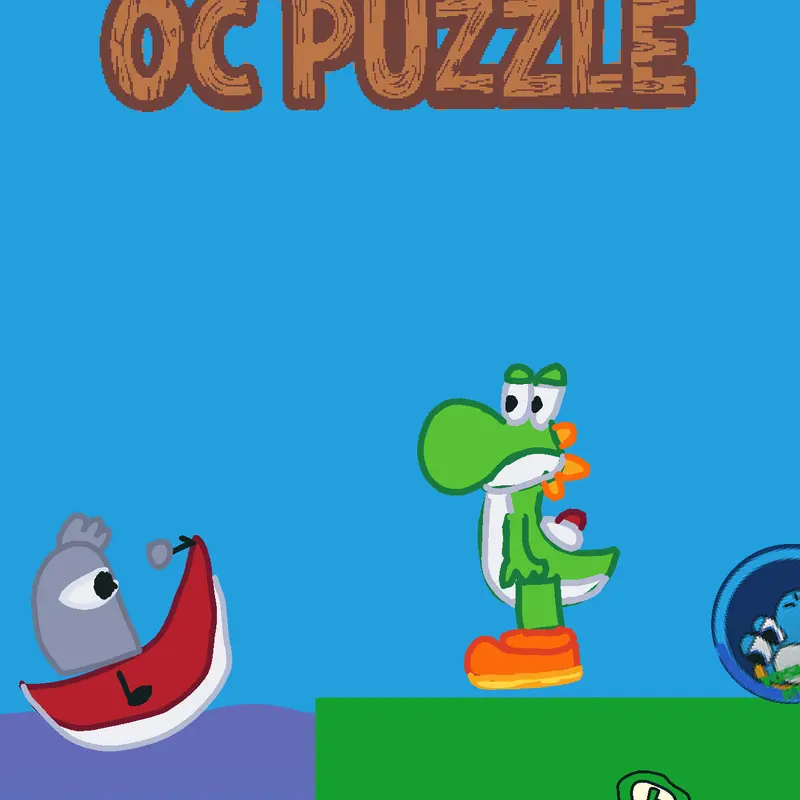 Yoshi's oc puzzle! by @YOSHI_THEHYBRID