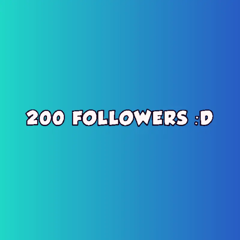 200 Followers Special by @MPlayerBlazer