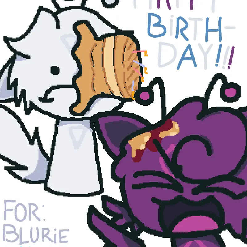 Birthday gift for blurie! by @BRUS4L