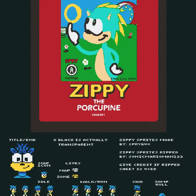 Free zippy the porcupine by @Kaleb_808k_the_catbird