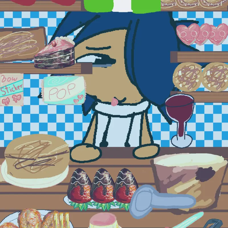 My OC in Mukbang Trend by @XimenaSanchez
