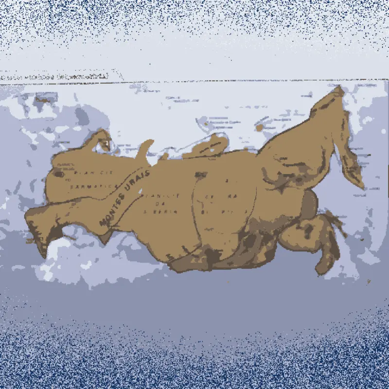 Russia shaped creature I fabricated by @loir_mebs