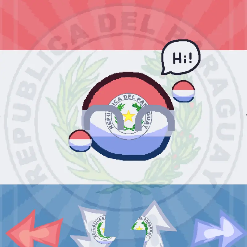 Kwik Flip Paraguay :D ! by @countryballls_paraguay
