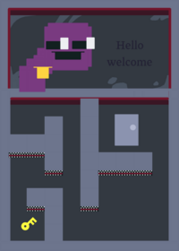 A fnaf maze game