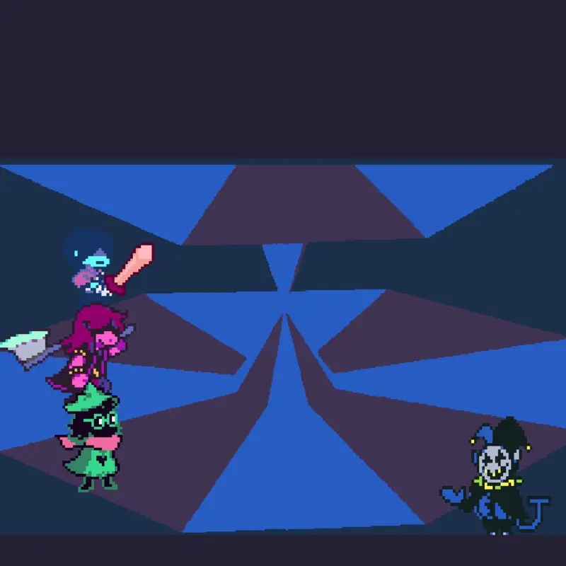 jevil fight by @MaAireenTormes