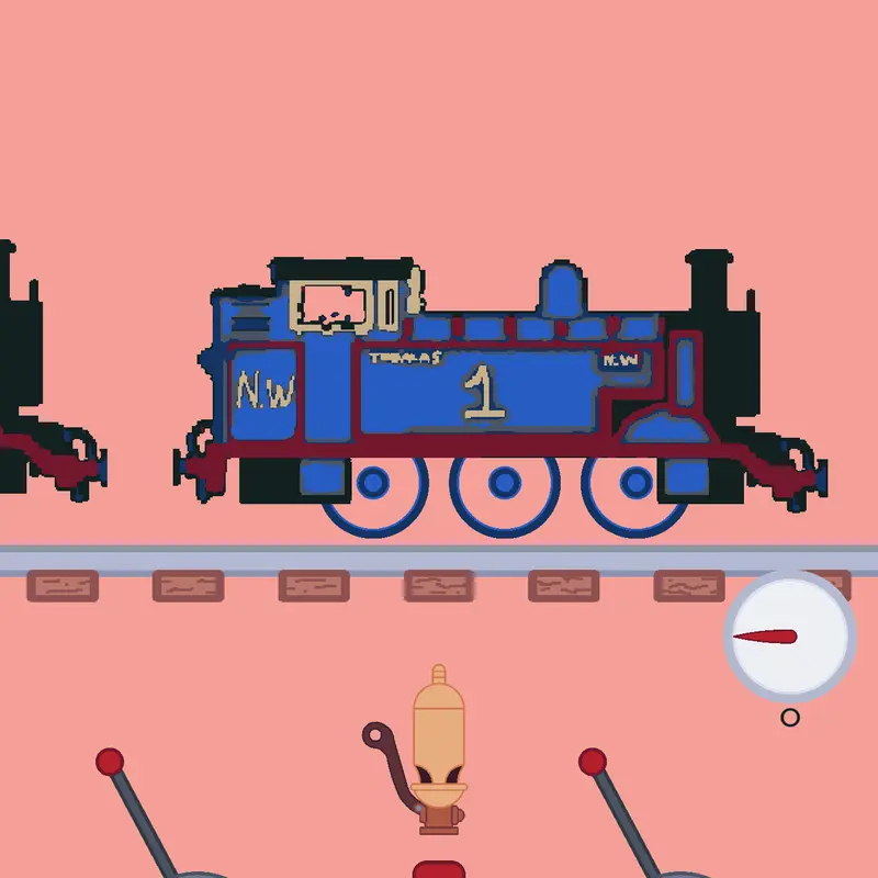 Steam train crash. #train #crash by @Uelwk40
