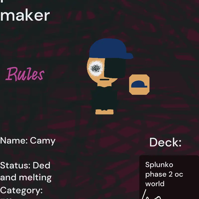 Oc maker splunko music sprunki AHWHAJWHS by @Tunners_Plays_Alt