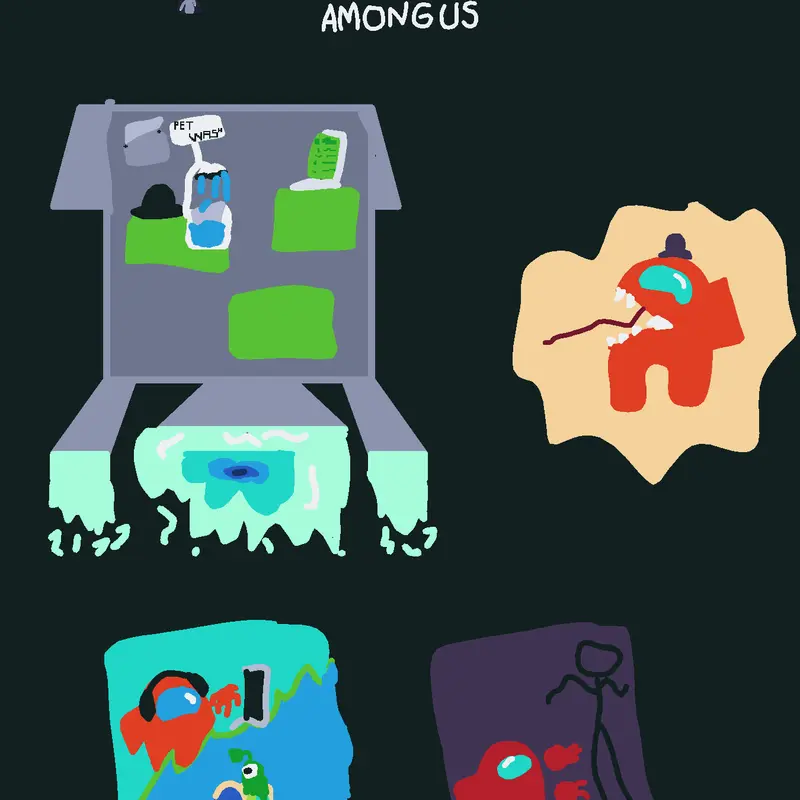 Among Us Innersloth and Puff Studios by @HamzaBulut14