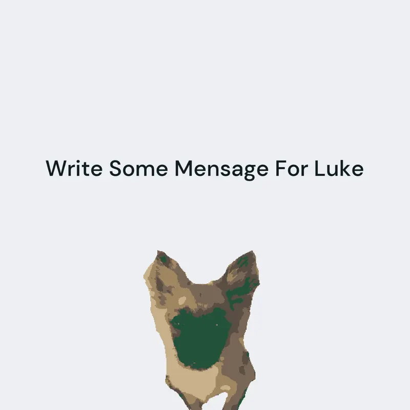Write somenthing for luke by @VxSnake