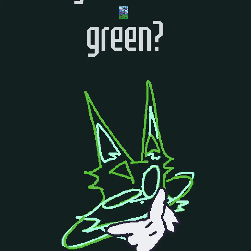 Why red cube bullies green cube?? by @Greenzy_Langres_The_Fox