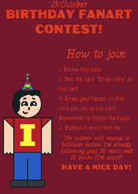 Birthday Fanart Contest!
