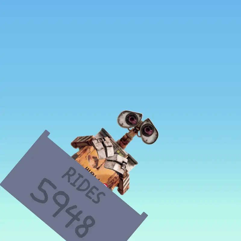 Wall-e hit by airport by @TomSotto