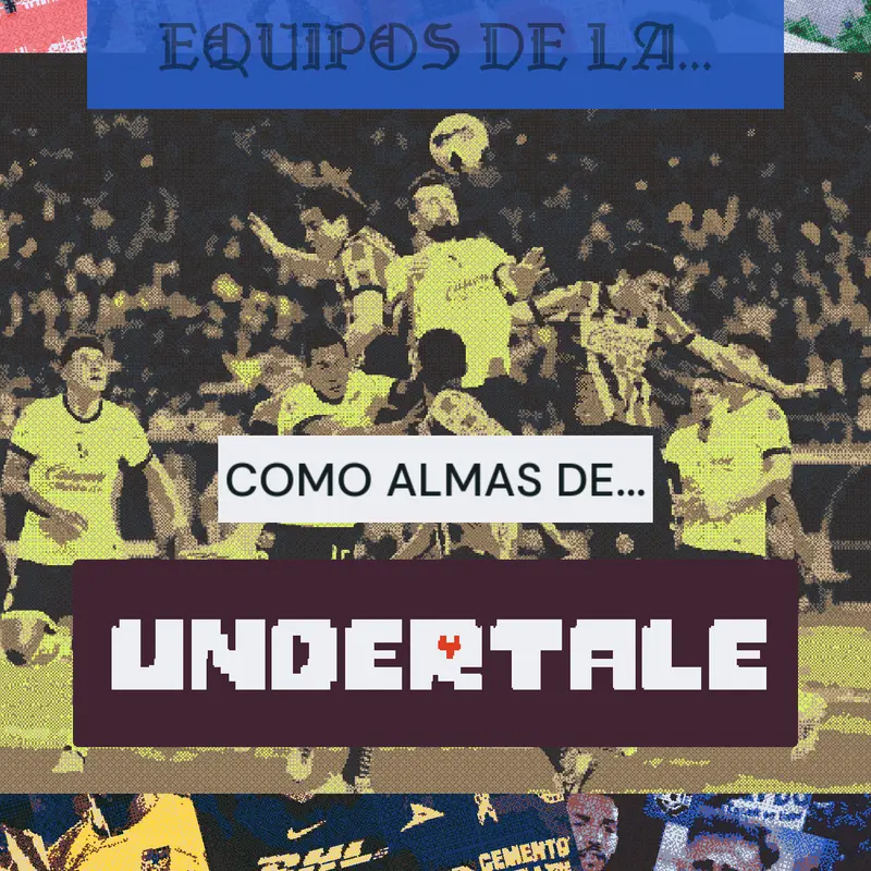 Souls of Undertale: As Liga MX teams by @WolfXYZ