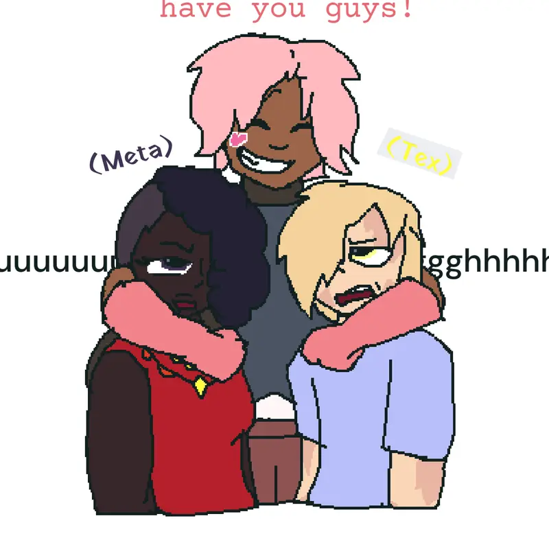 More human designs of the trio by @The_UnknownMask