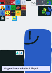 Feed the blue guy