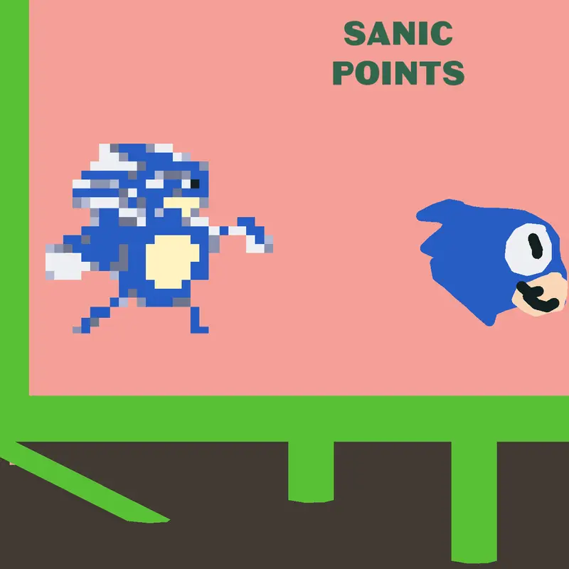Untitled Sanic game by @motorised