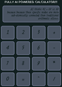 An AI Caulculator