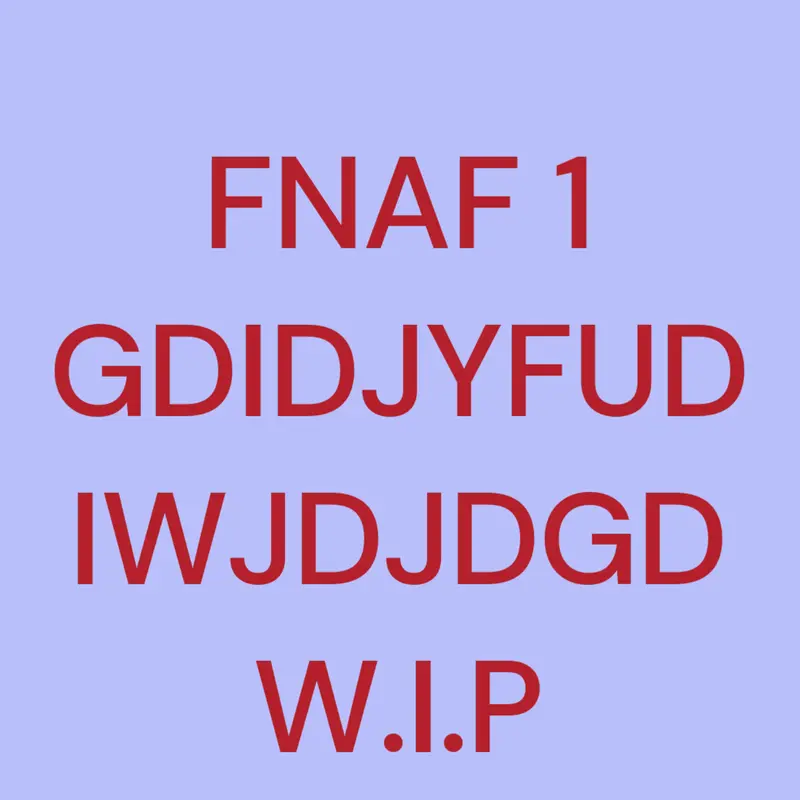 Fnaf 1 by @sonicthehedgehogFHWGS