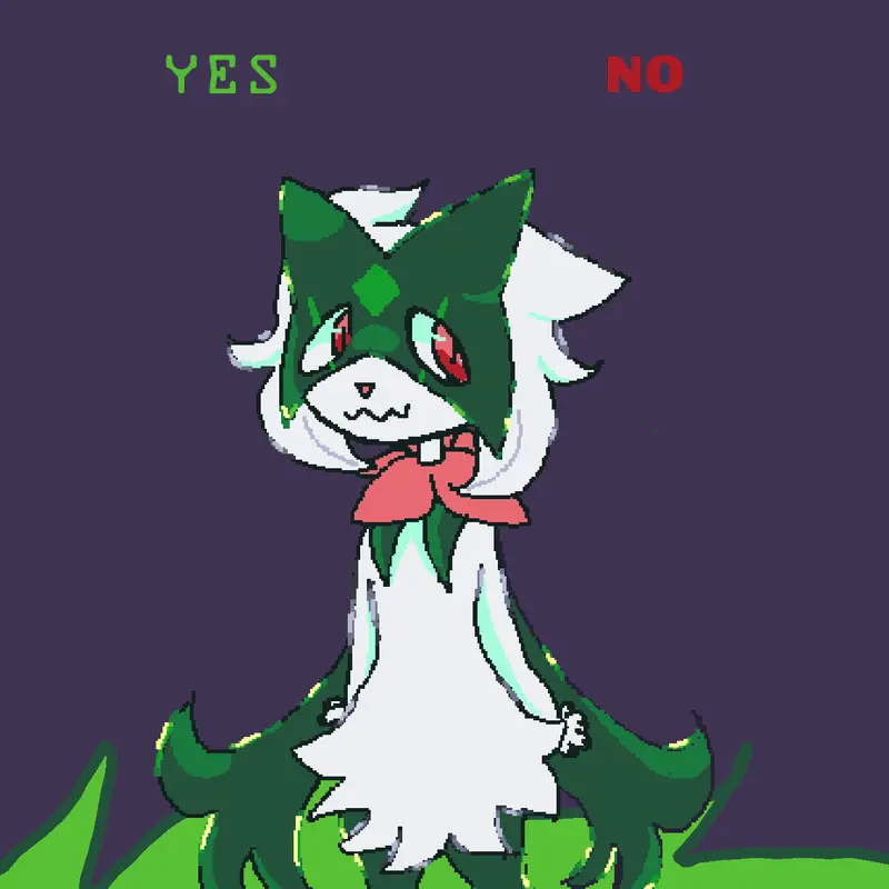 Pokémon meowscarada by @flowerbasket