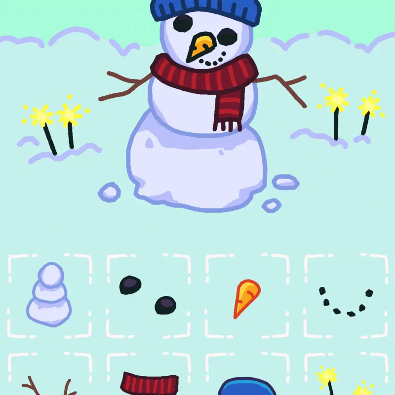 Snowman thing but with default colors by @X-3