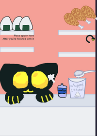 Idk feed black cat??