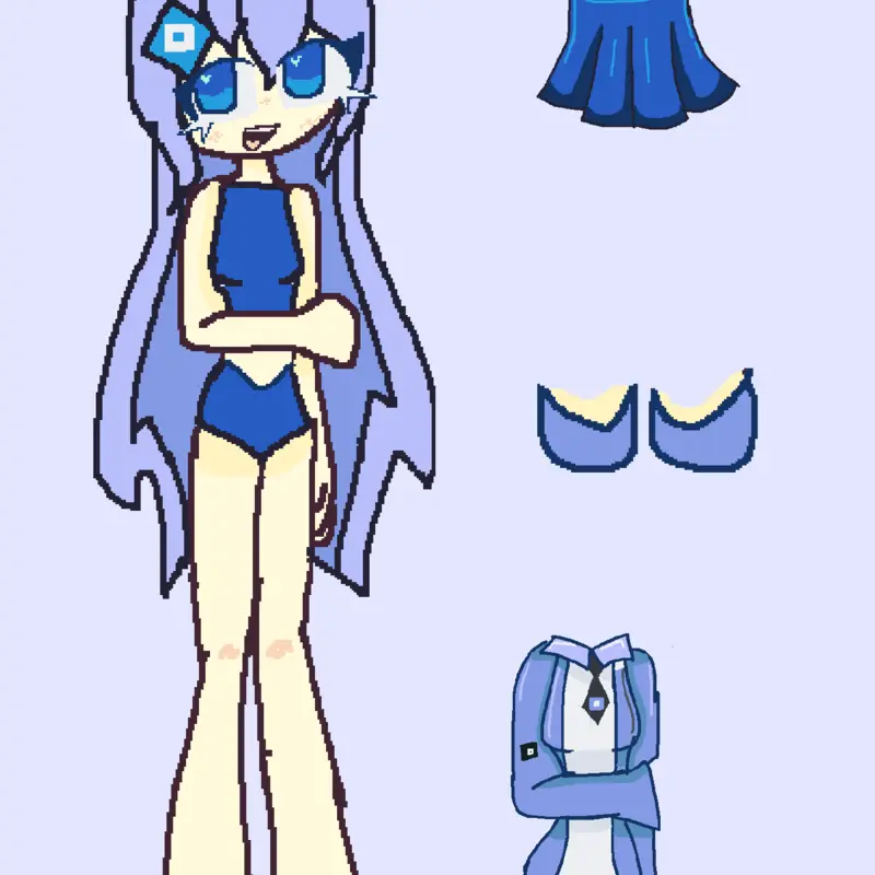 Dress up apps but there human! by @Hanoona2017