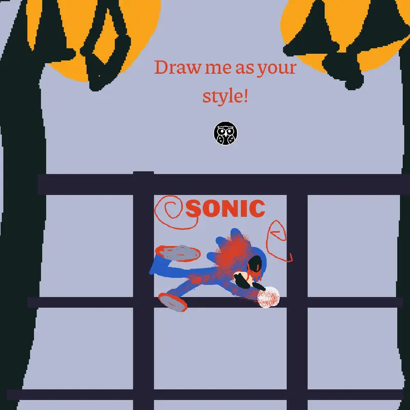 Draw me as your style! by @MIN3-CR4FT