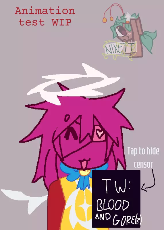 Skittles [HWWHP] Animation Test by @Anixyye
