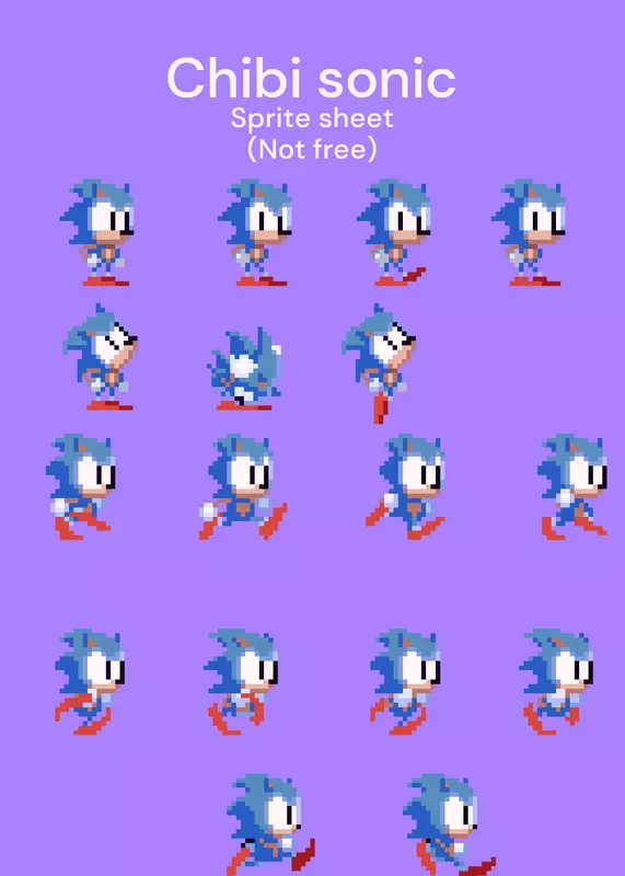 🔵 Chibi Sonic 🔵 by @blue_fox1993