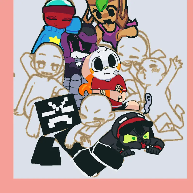 Poor thatmob and twixxel D: by @wonder_Wonderland