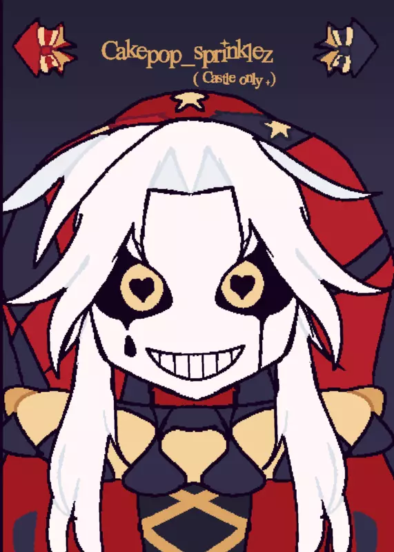 Interactive pierrot game by @Cakepop_sprinklez