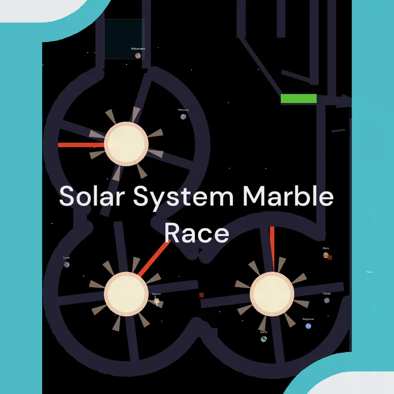 Solar System Marble Race by @apace