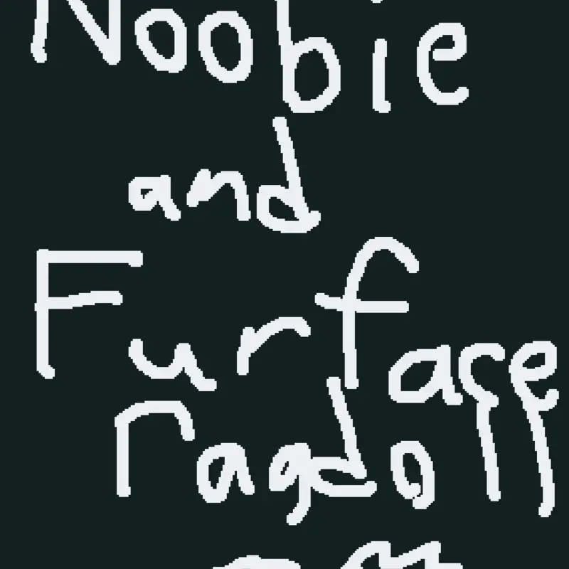 noobie and furface ragdoll by @teetar-tottur