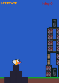 Flappy destroy city and almost everything...