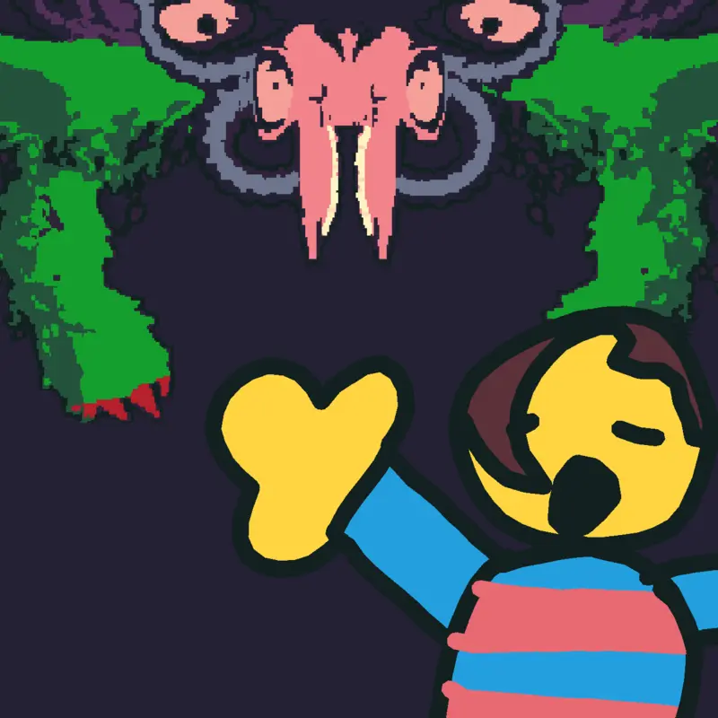 "Solo pelea conmigo, frisk" by @MichiXD1