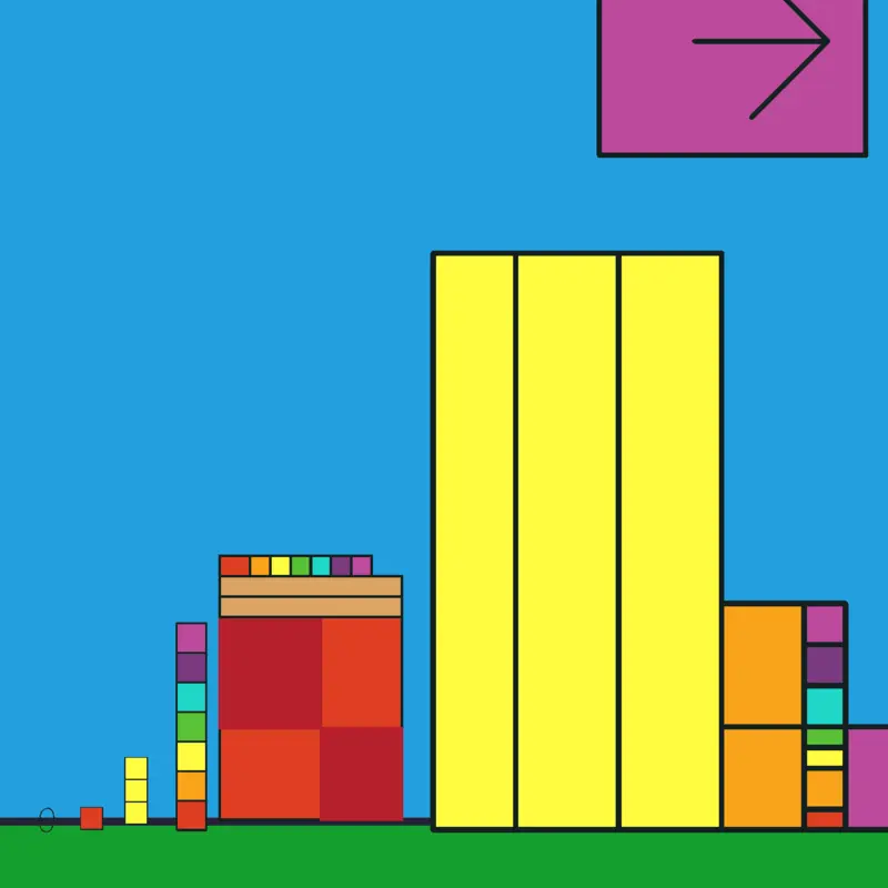 Number Integer Limits Band 2 (50% Band) by @celinecatteau