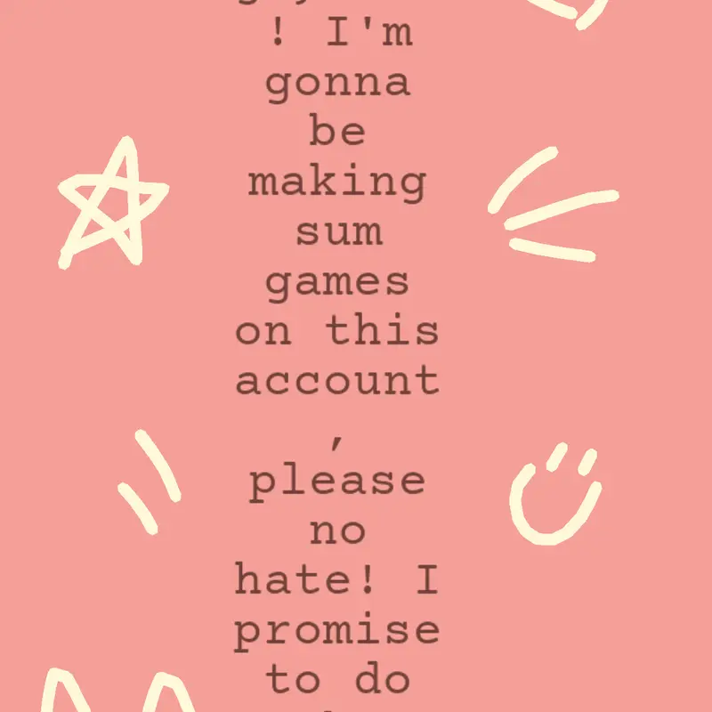 Game by @sweetsugarplum