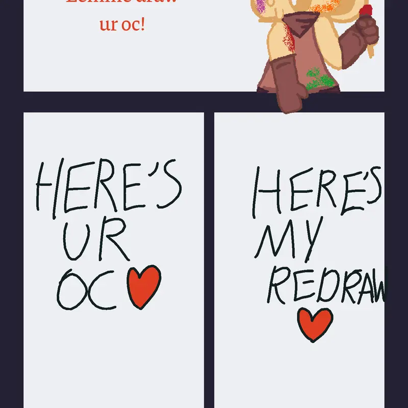 Shelly redrawing ur oc! by @Shelly_EYESTRAIN